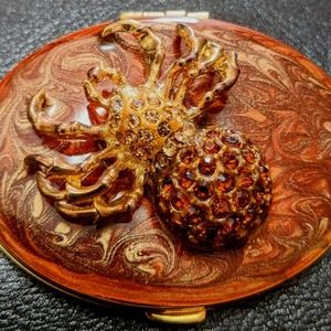 Spring Street Jewelry mirror box original spider